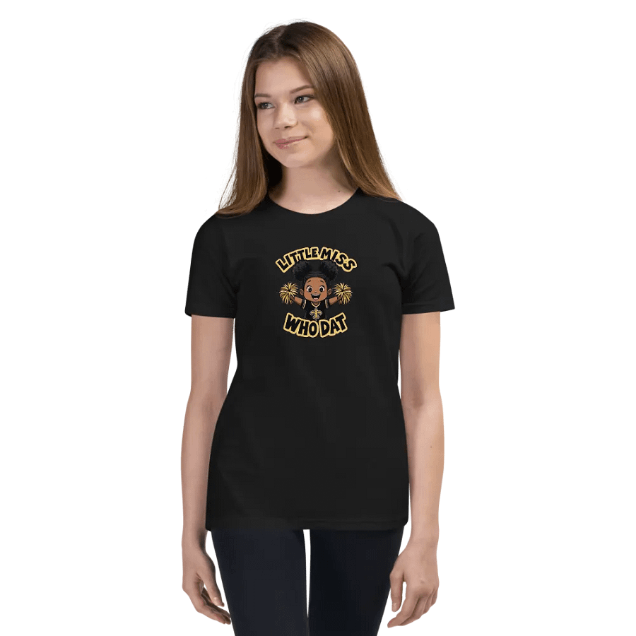 Cheerful Who Dat Youth T-Shirt product image (31)