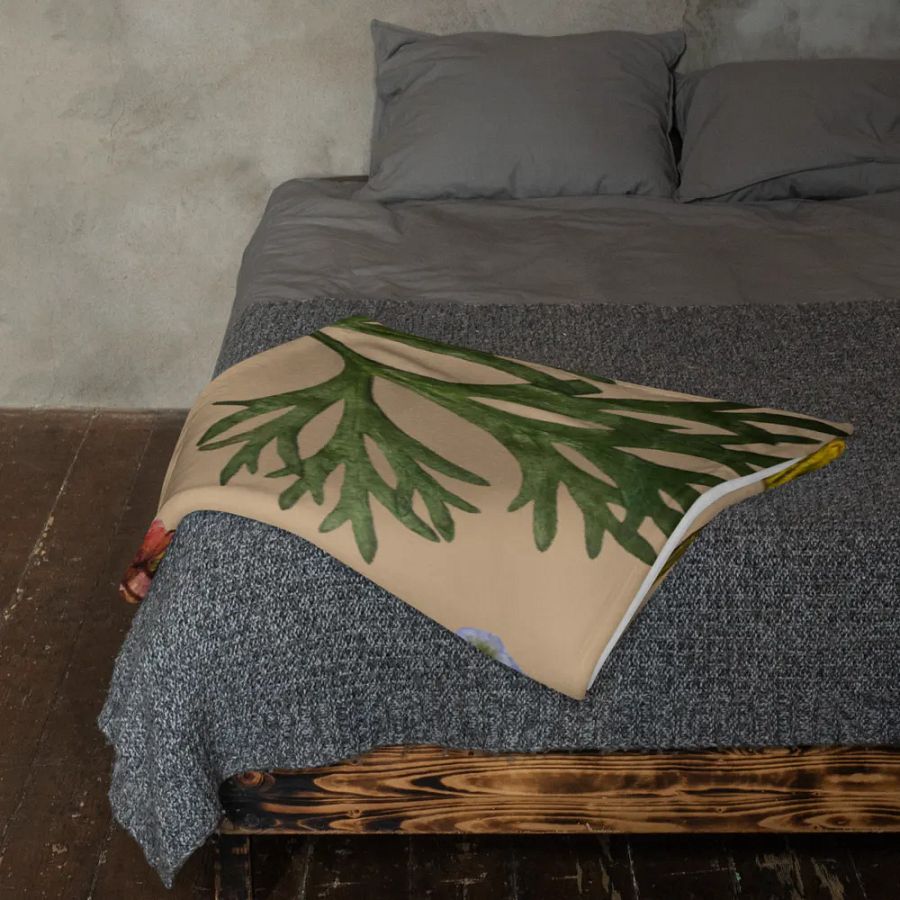 Floral throw blanket product image (23)