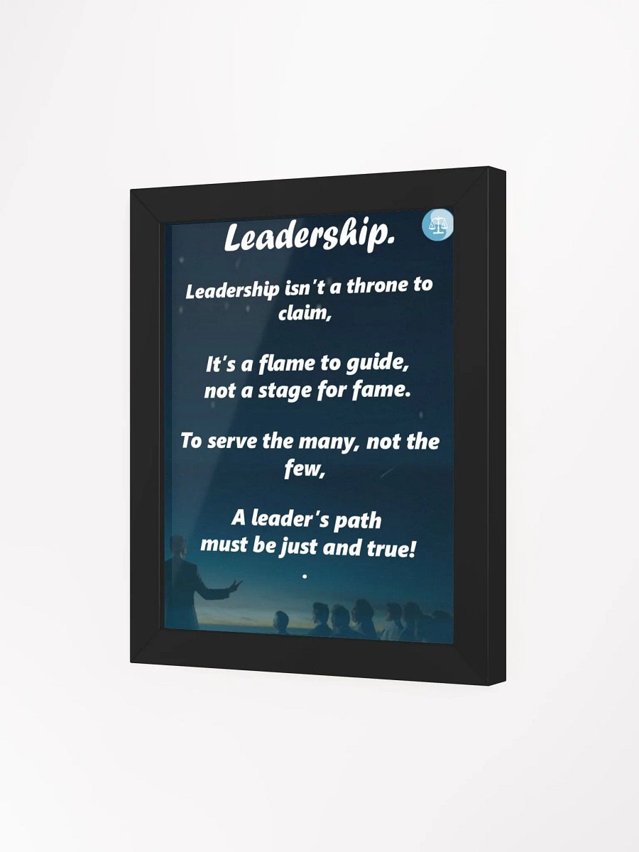 Flame of Leadership Framed Poster product image (7)