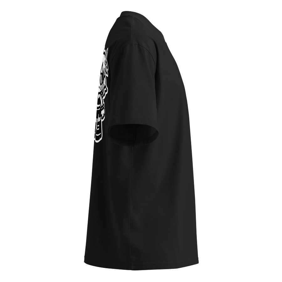 Rave Love Oversized Shirt blk product image (3)