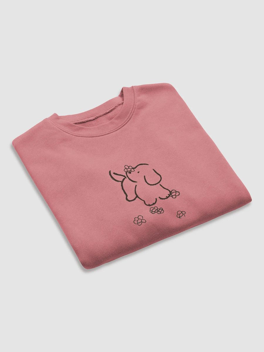 Floral Dog Line Art Women's Sweatshirt product image (34)