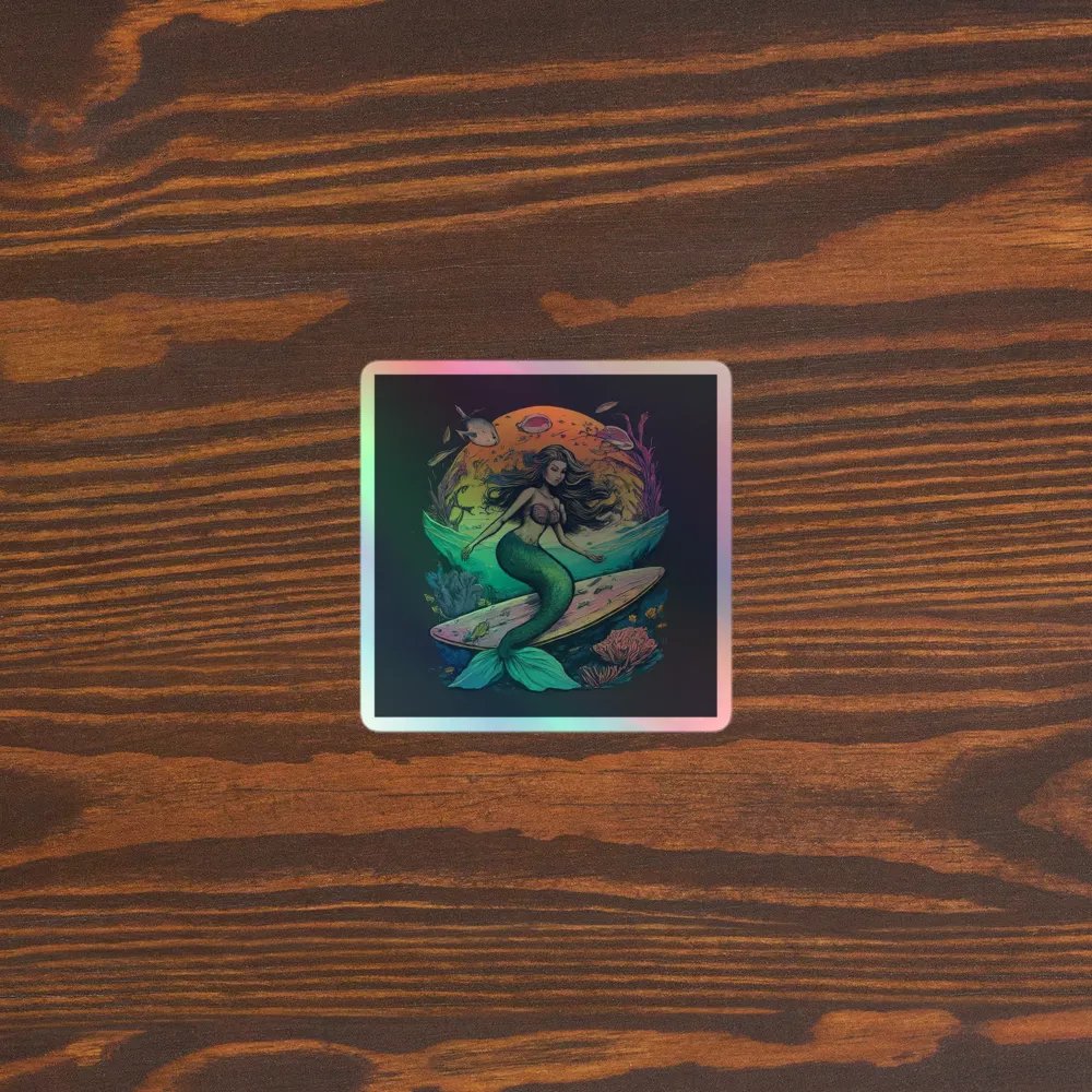 Moonlit Mermaid Holographic Sticker Sheet product image (5)