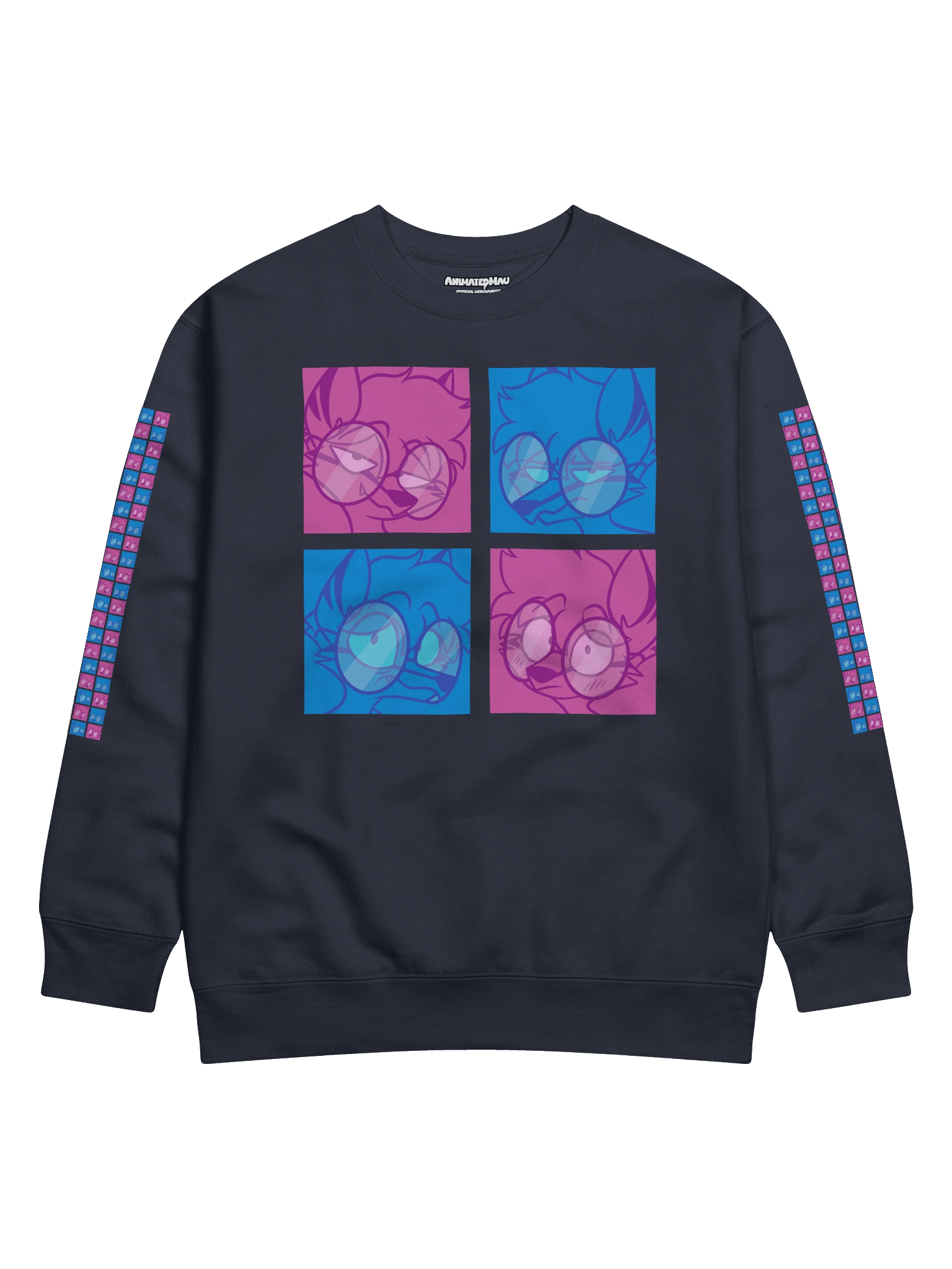 4 Moods Wolf Sweater 🐺💙💜 product image (43)