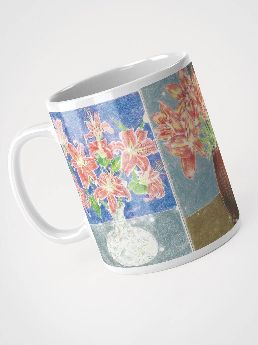 Flowers White Glossy Mug product image (6)