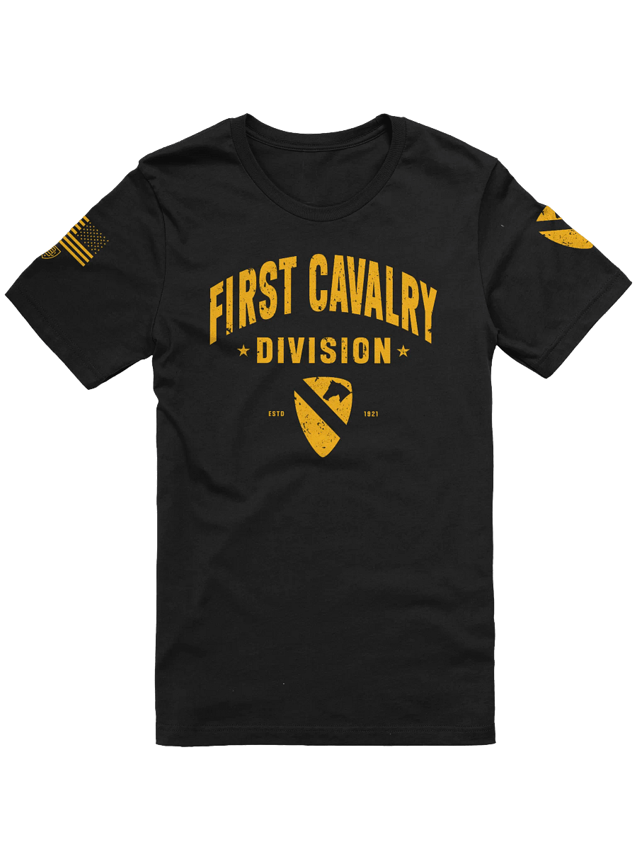 1st Cavalry Division - First Team "Distressed" T-Shirt product image (4)