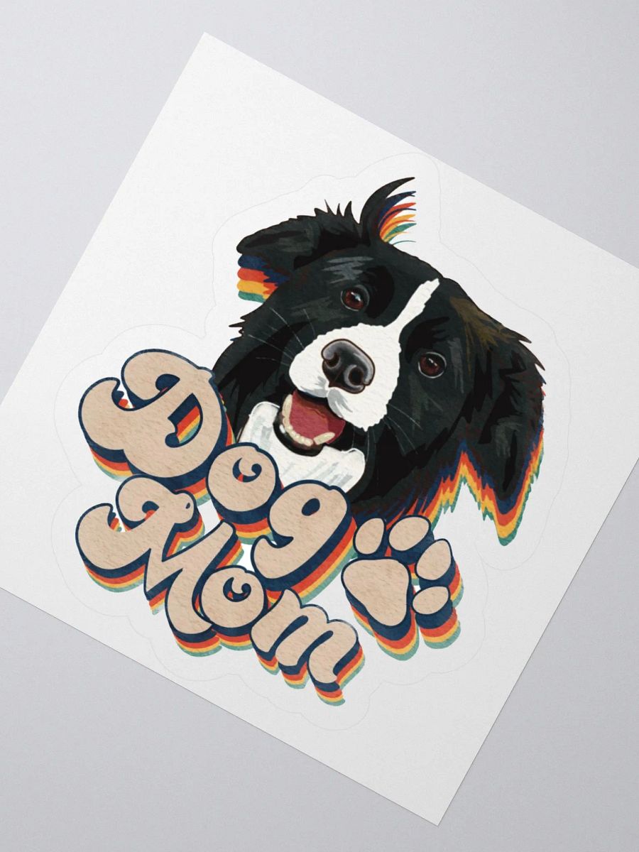 Border Collie Dog Mom Sticker product image (3)