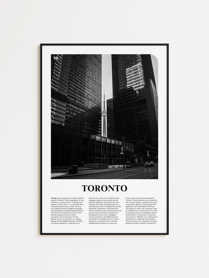 Toronto 05 Newspaper Poster product image (1)