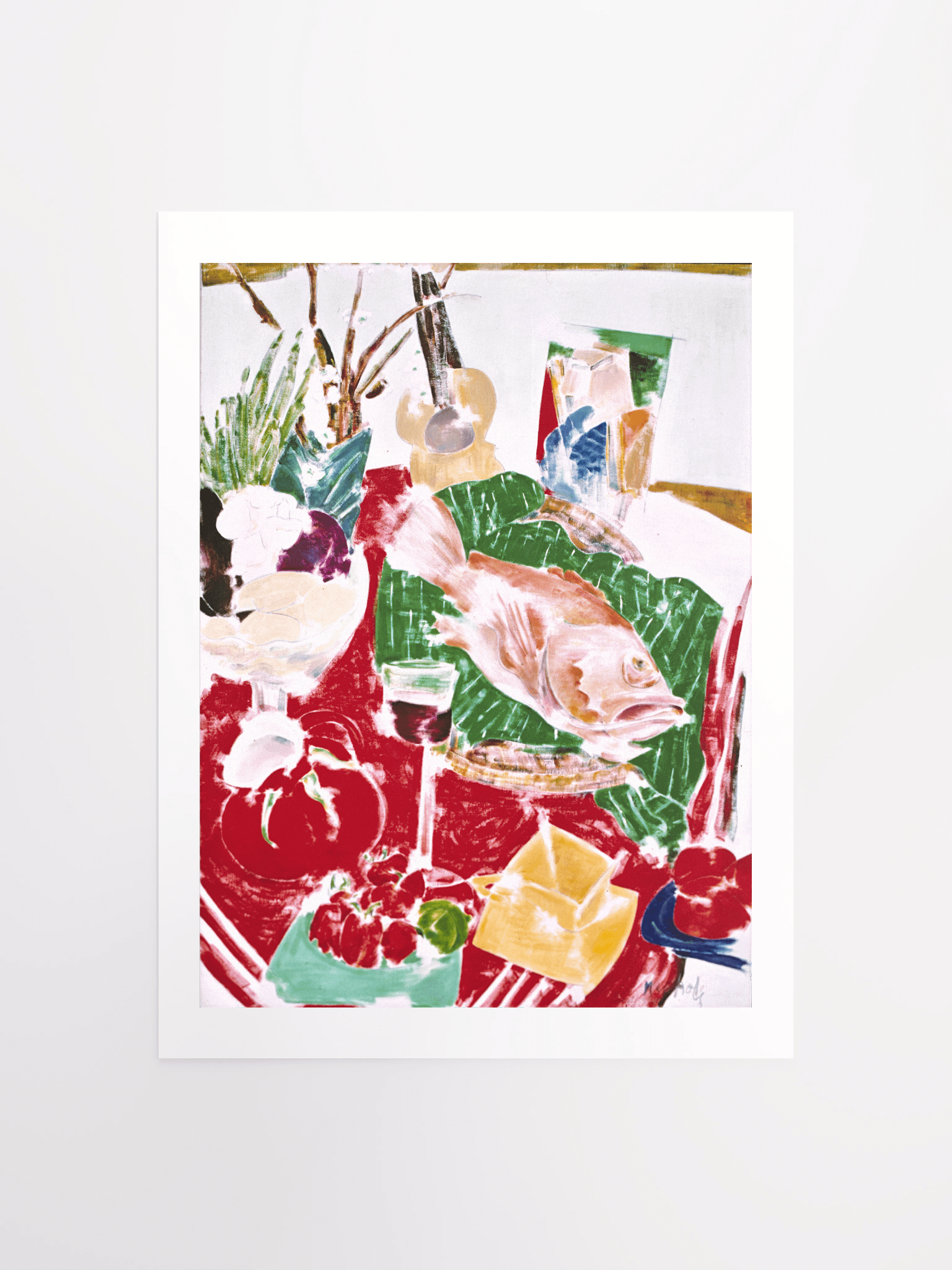Still Life with Fish #2 (1985) print product image (2)