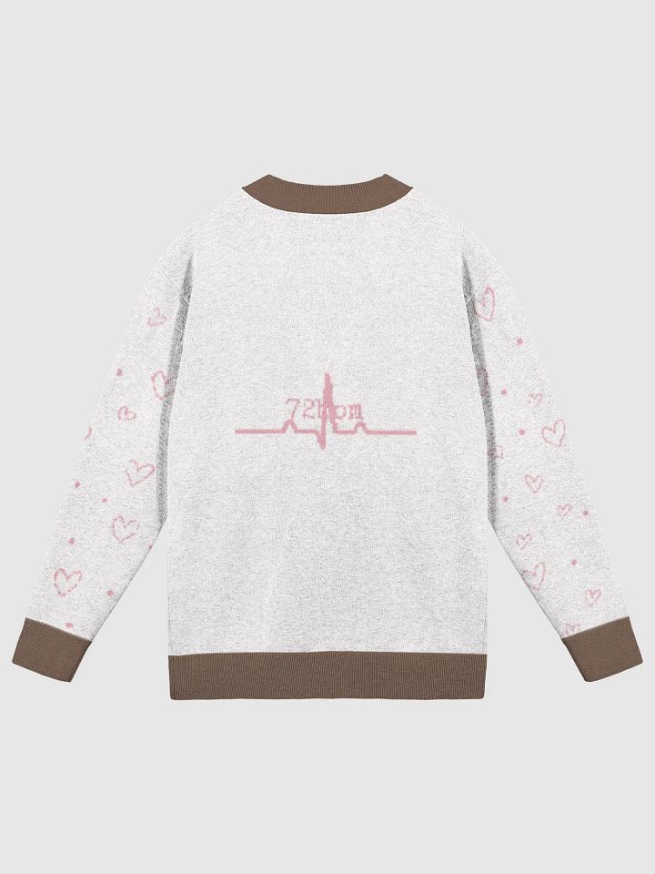 72bpm Heart Problems Jacquard Knit Women's Cardigan product image (2)