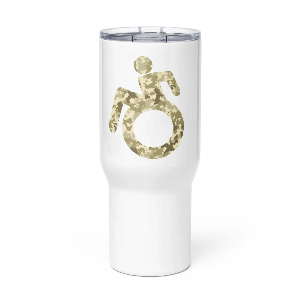 Wheelie, Desert Camo, Handled Travel Mug product image (1)