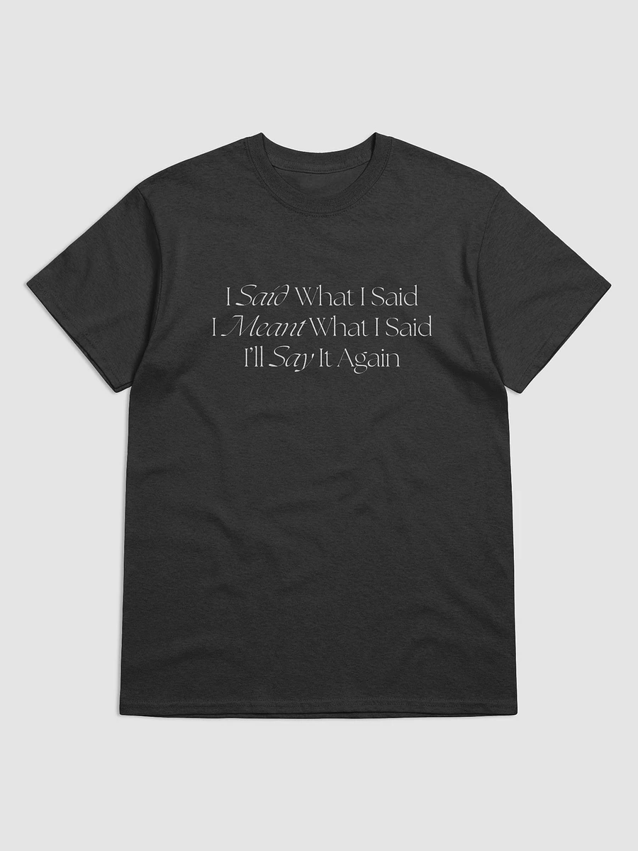 I Said What I Said - Basic Tee (TheeMlle Classics Merch) product image (5)