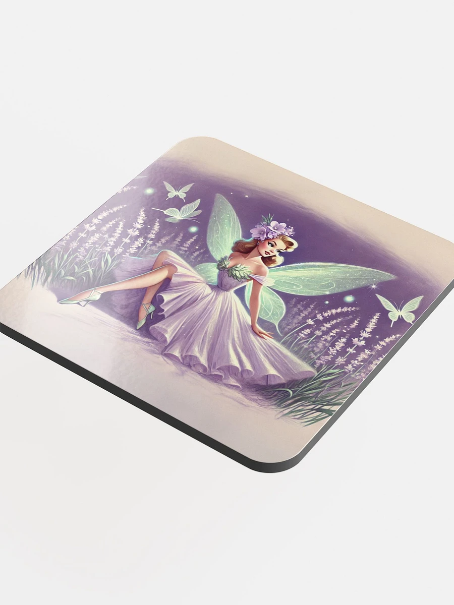 Lavender Fairy Magical Cork Coaster product image (4)