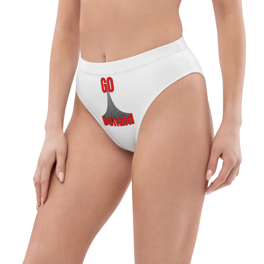 GO Donald Text Tunnel High Waisted Bikini Bottoms product image (3)