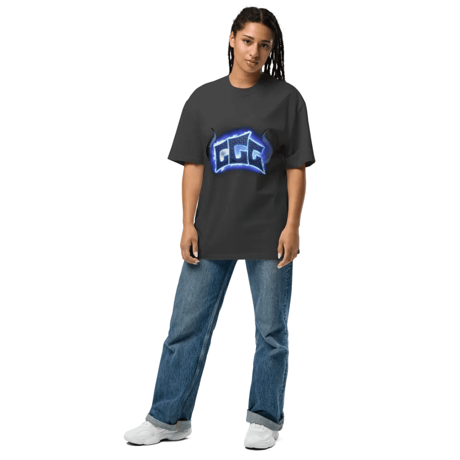 GGG Fire Logo Oversized Shirt product image (7)