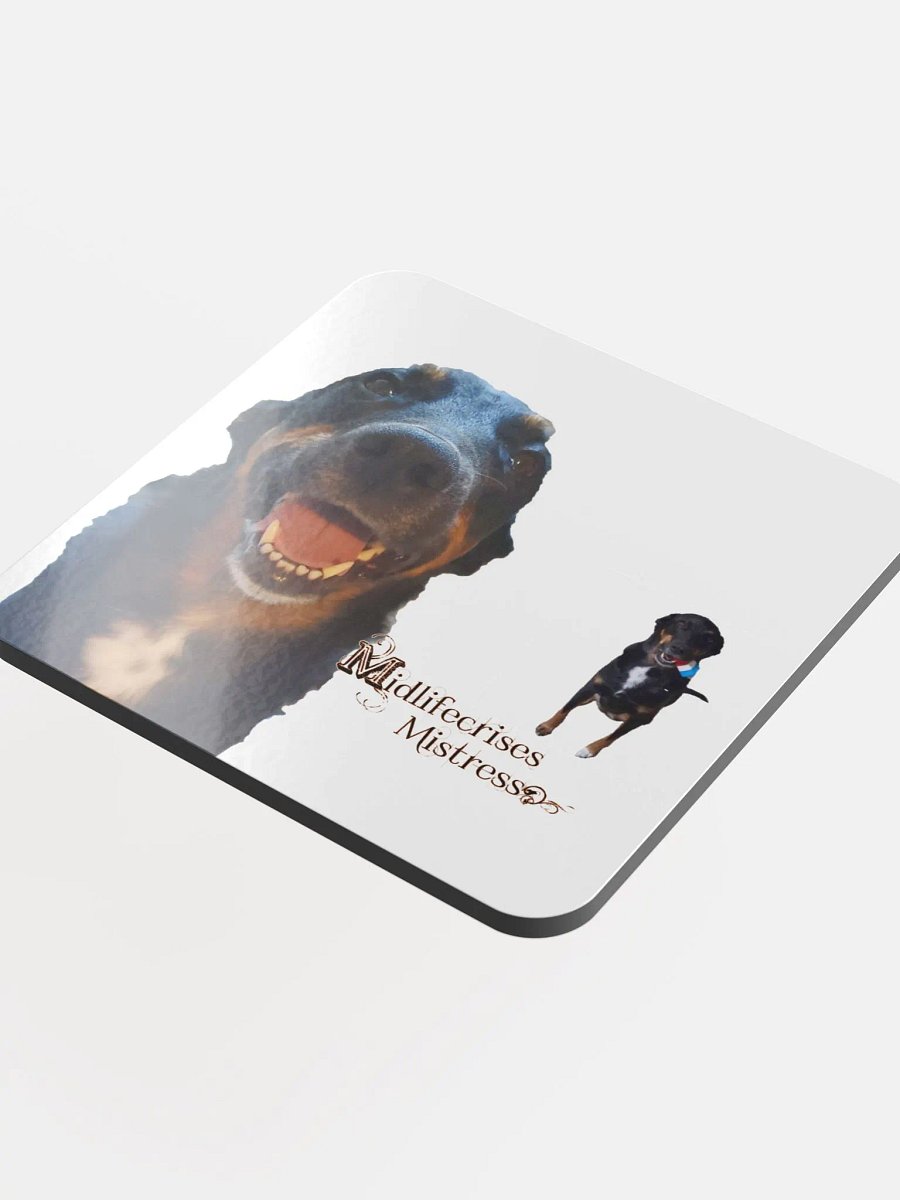 Whimsical Canine Duo Cork Coaster product image (4)
