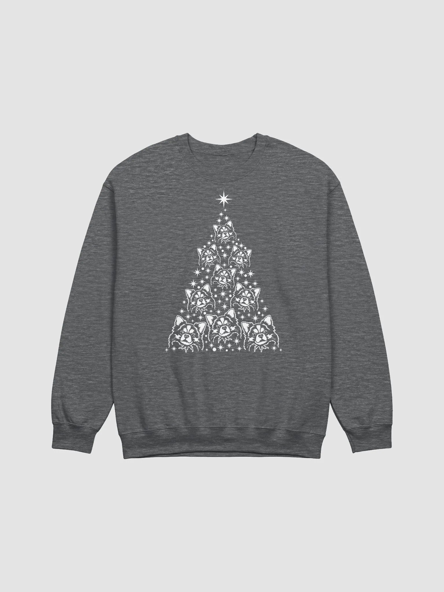 Longhaired Chihuahua Christmas Tree Sweatshirt Design for Chihuahua Paw-rents product image (8)