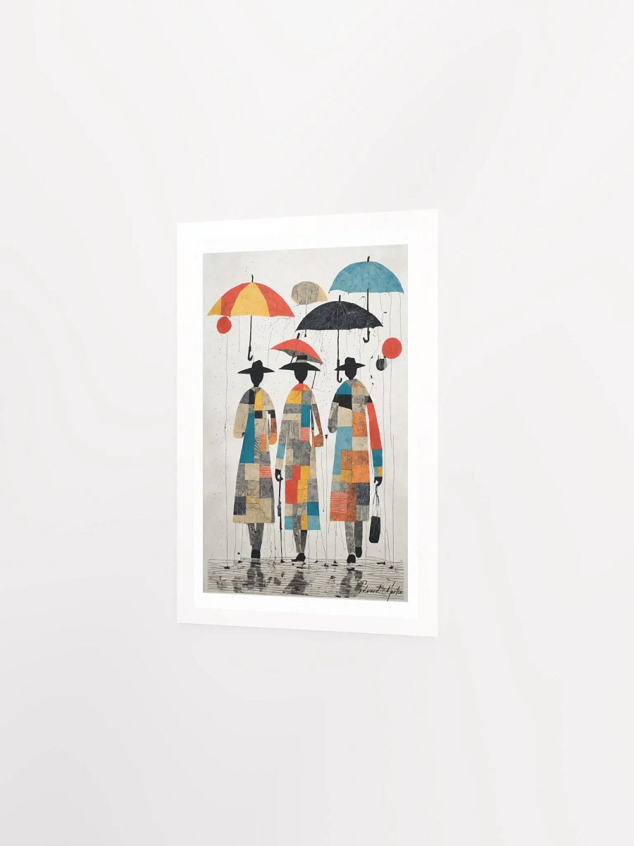 'Sunday Showers' by Edward Martin: Mixed Media Collage Print product image (3)