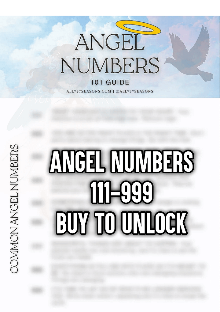 Angel Numbers E-Guide product image (1)
