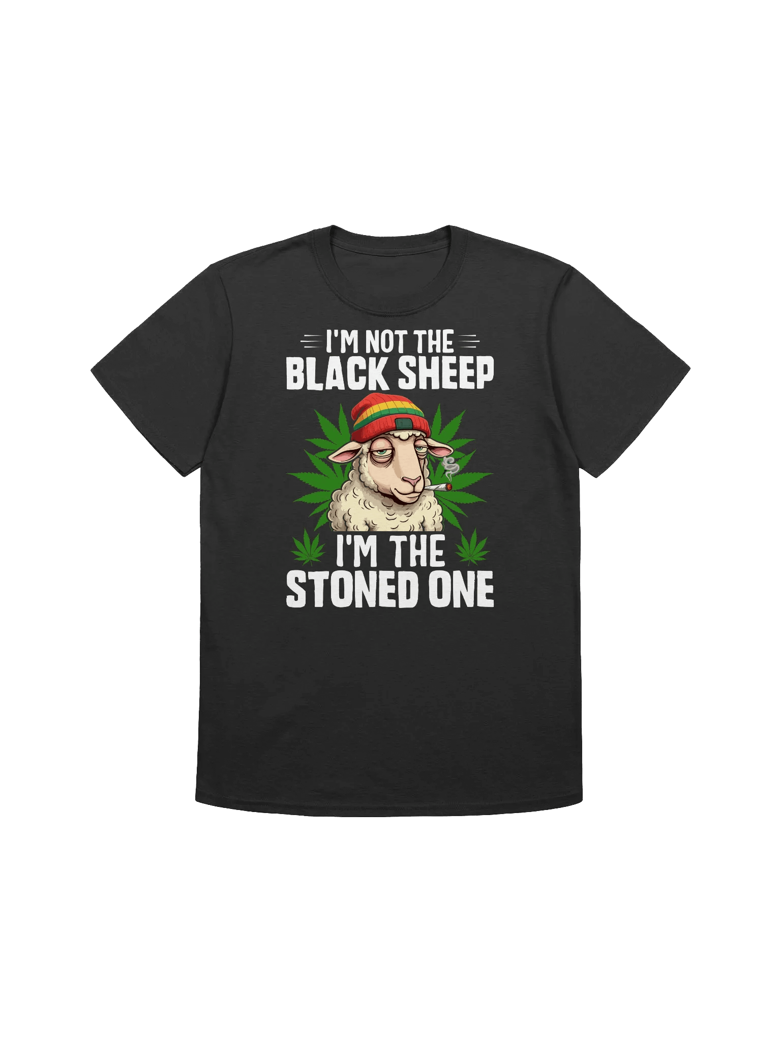 420 Weed - I'm Not the Black Sheep I'm the Stoned One T-Shirt product image (2)