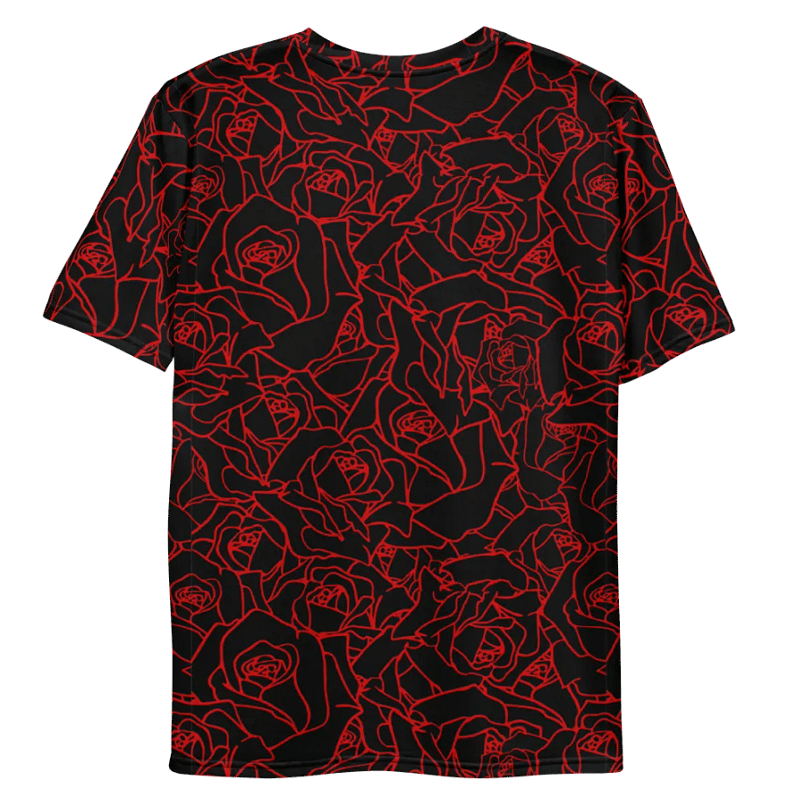 Loads of Roses · black-red crew neck t-shirt product image (11)