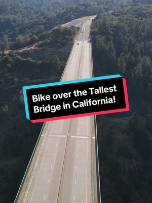 This week I rode across the tallest bridge in California. At 730ft It was intimidating at first but it turned out to be quite a unique experience! Come along with me!  Watch my latest full video on YouTube NOW! Link in Bio.  #trailsofcalifornia #californiabikeways #bikeadvocacy #foresthillbridge #highbridge 