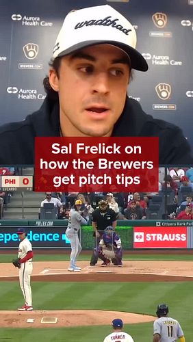 Frelick breaks down how the Brewers get pitch tips.