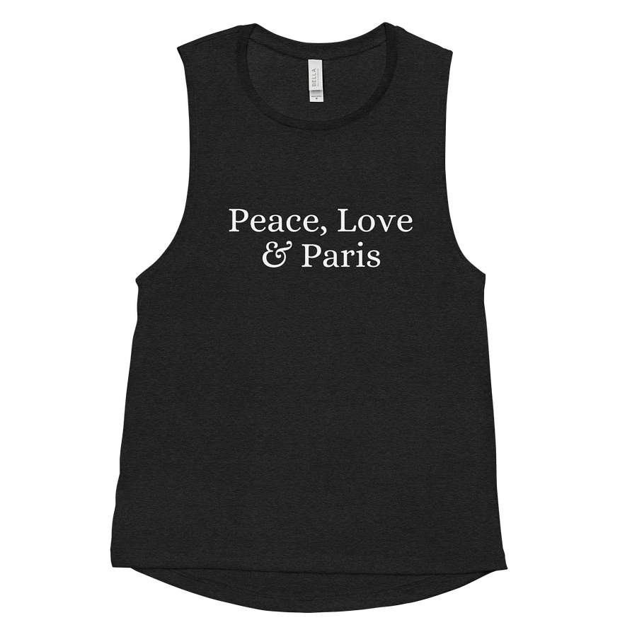 Peace, Love and Paris Women's Flowy Muscle Tank product image (13)