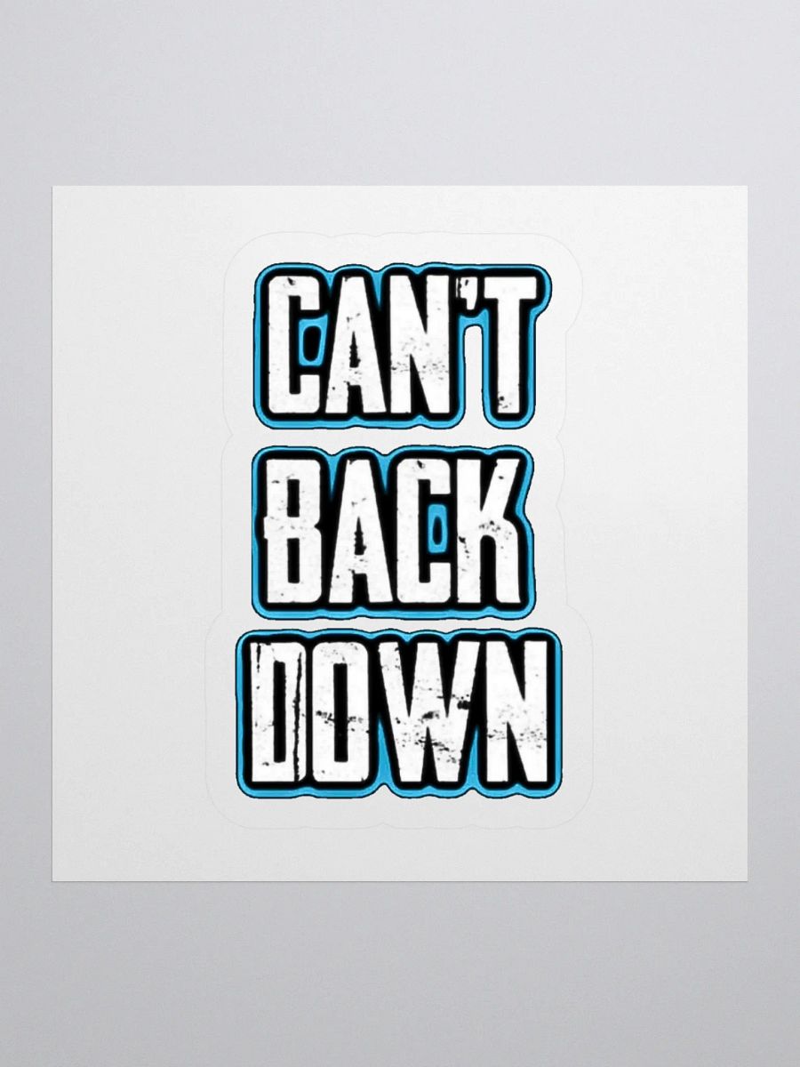 Can't Back Down (TeNN4OUR) Kiss Cut Stickers product image (3)