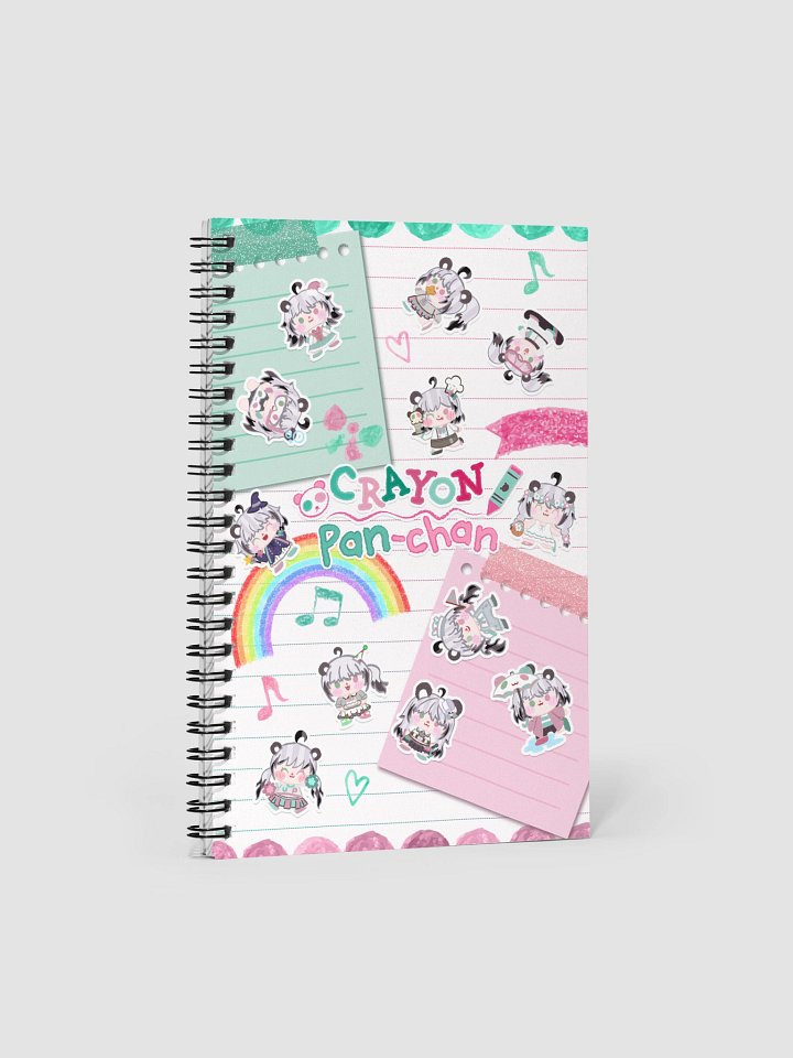 Utano Pandora 'Crayon Pan-chan' Spiral Notebook product image (1)