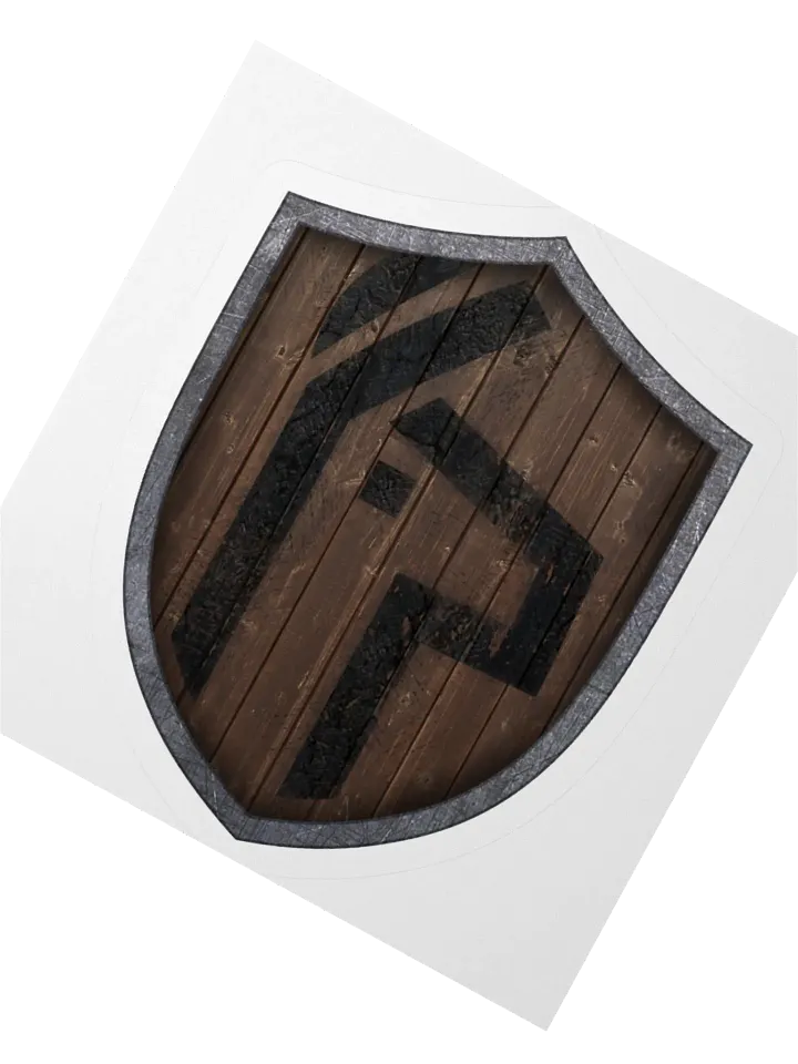 MrLlamaSC Shield Sticker product image (2)