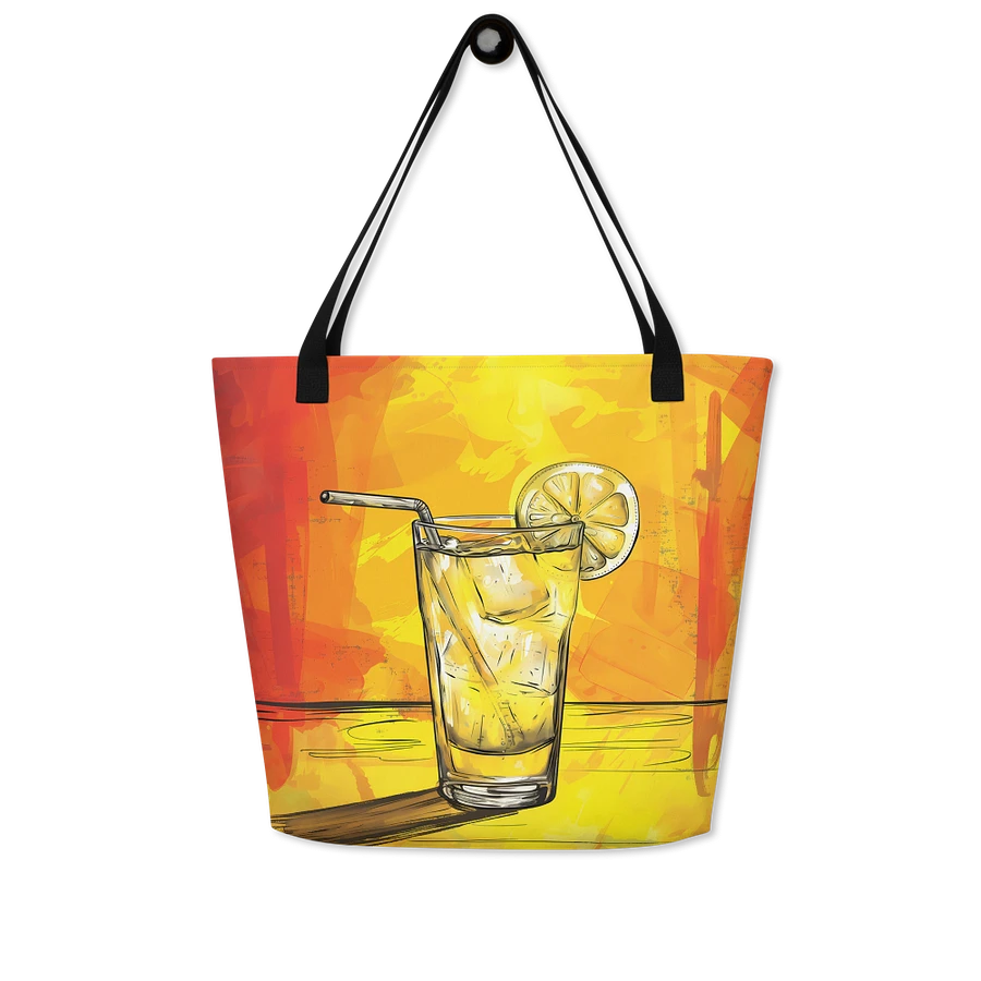 Tote Bag: Refreshing Lemonade Vibrant Summer Bold Graphic Colors Art Style Design product image (7)