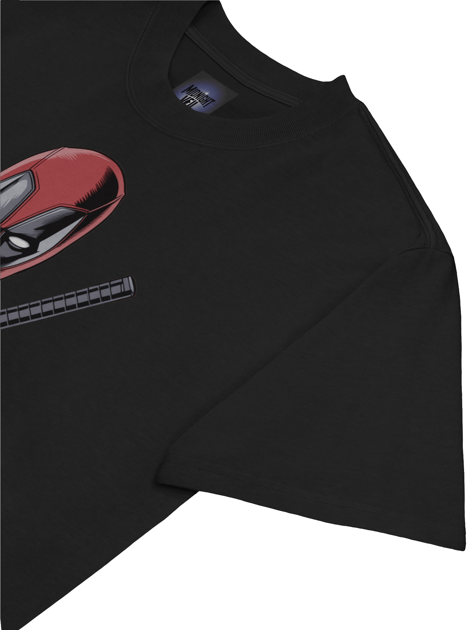 Deadpool Crossed Katanas Eclipse Oversized Faded T-Shirt product image (7)