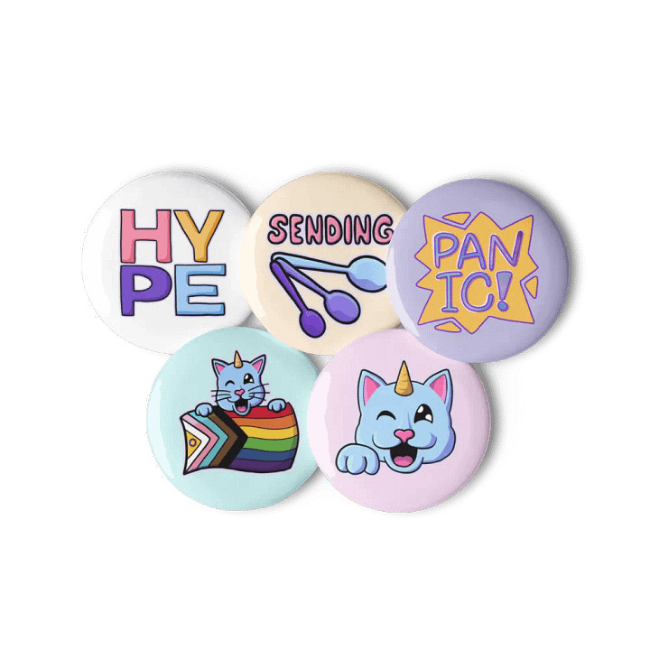 Trinacorn Emote Pin Set product image (1)