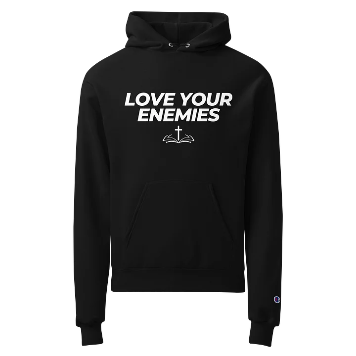 THE LOVE BEYOND HATE HOODIE – LUKE 6:27–28 product image (1)