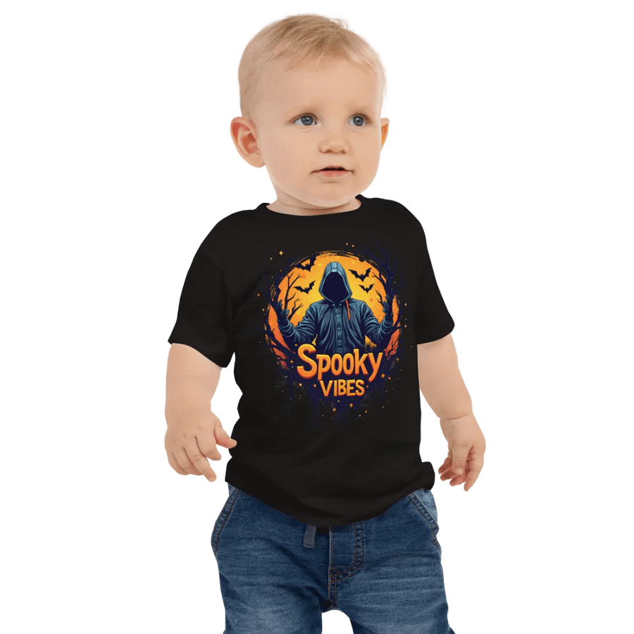 Spooky Vibes Baby Tee product image (1)