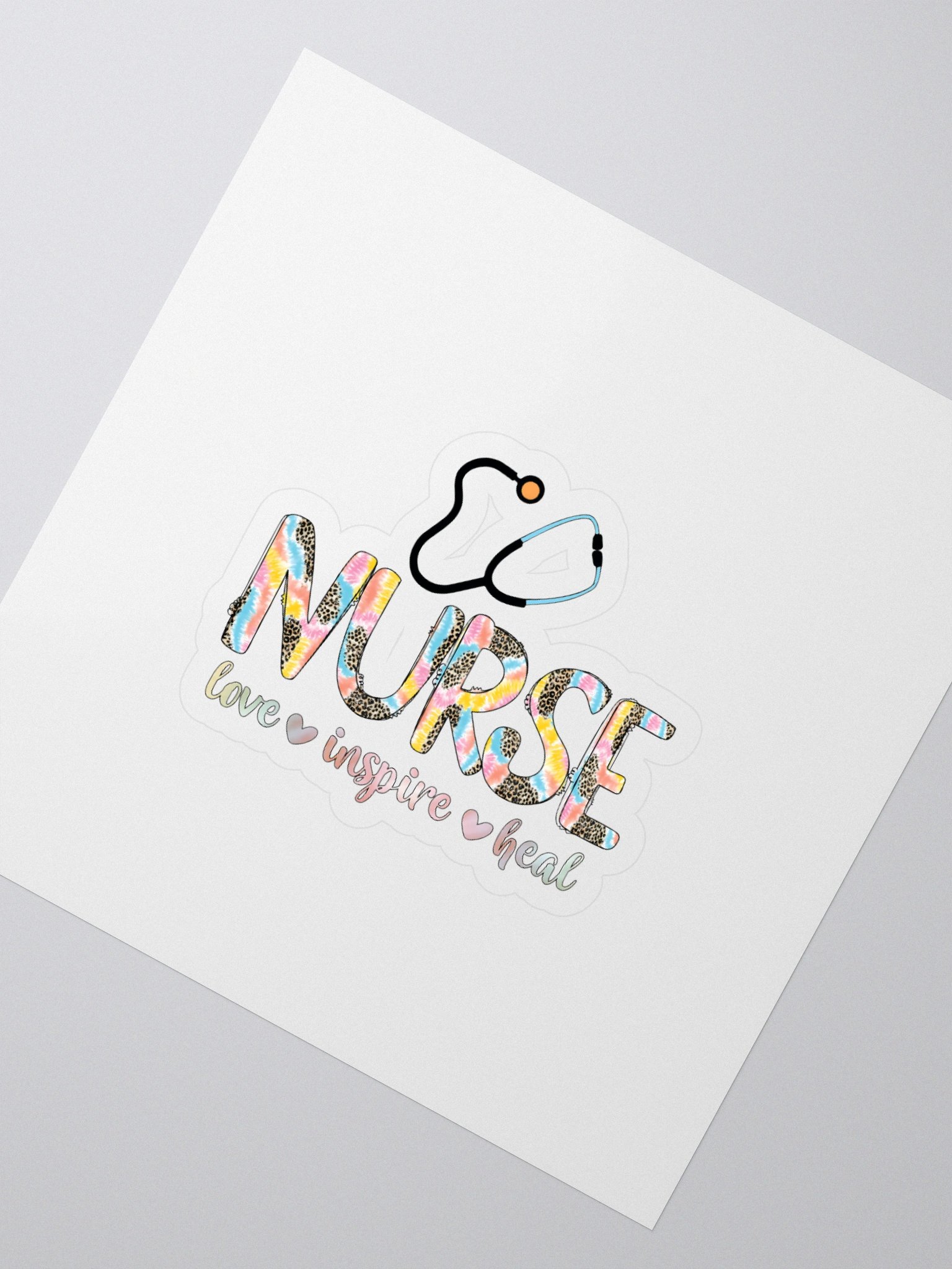 Nurse Love Inspire Heal Stickers product image (2)