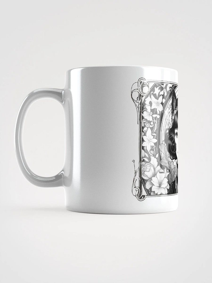 Whimsy, a cute Cat Woman - White Glossy Mug product image (6)