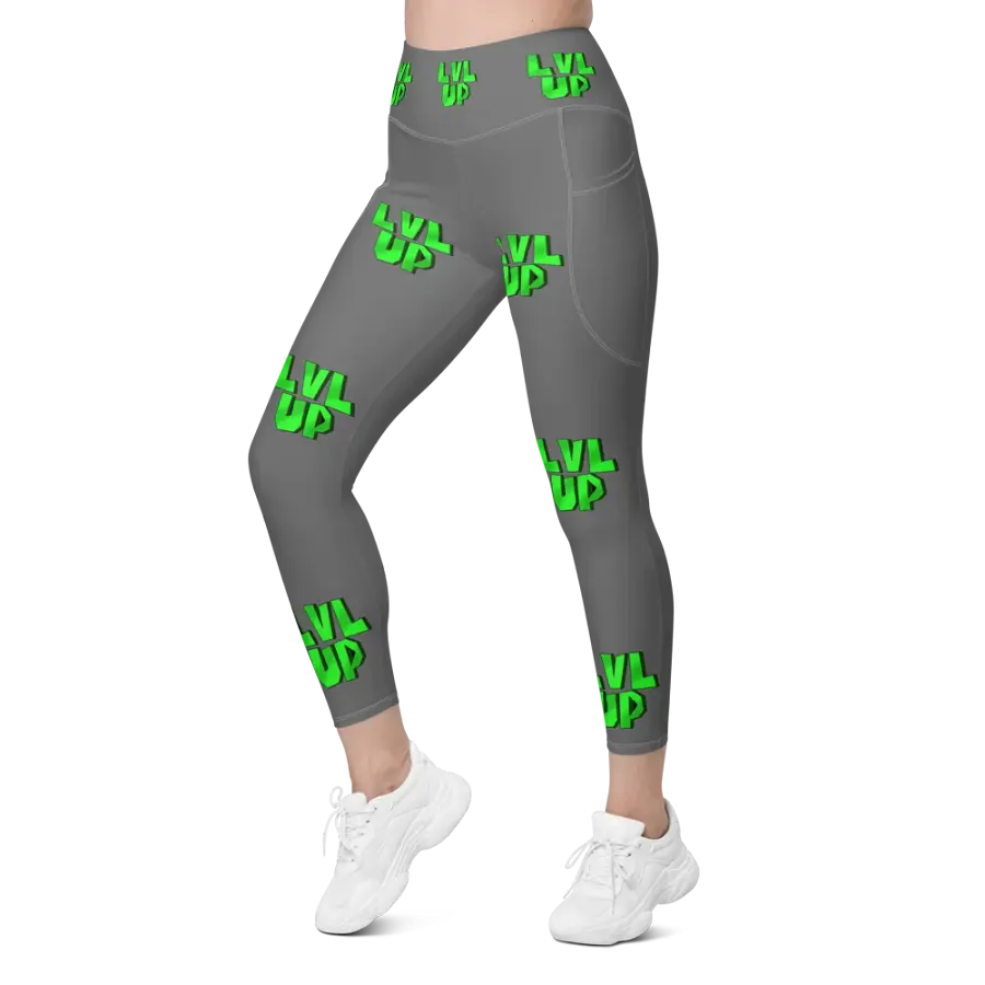 LVL UP Grey Yoga Pants product image (8)