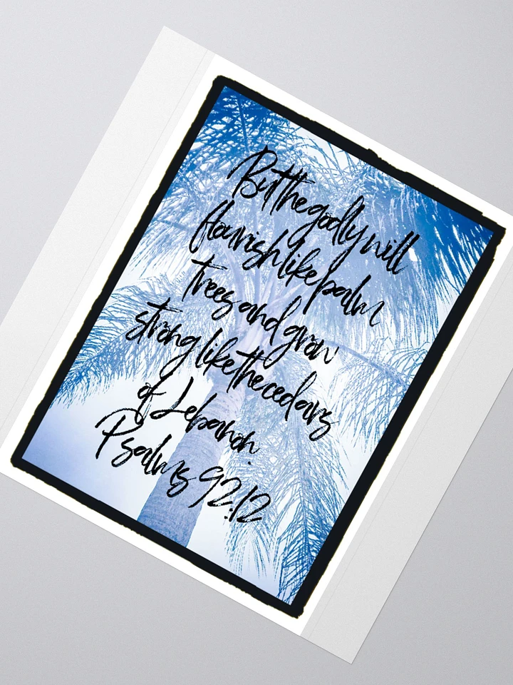 Psalm 92:12 Sticker product image (1)