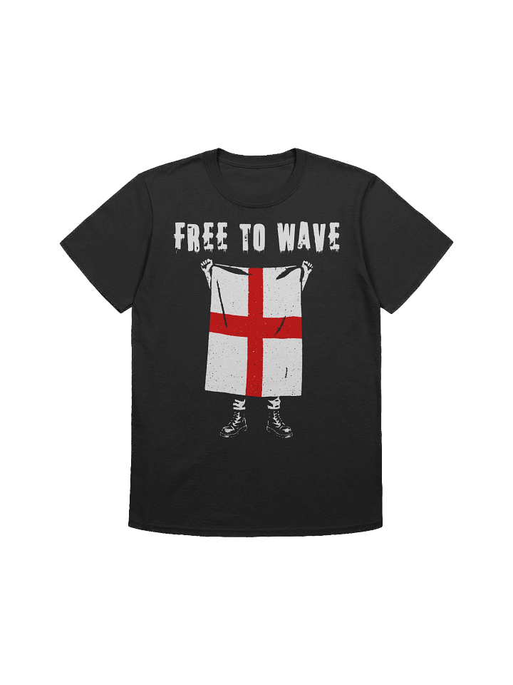 FREE TO WAVE – England St. George’s Cross Flag Tee product image (1)