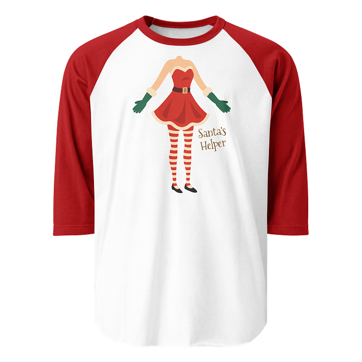 Santa's Helper Raglan Tee product image (1)