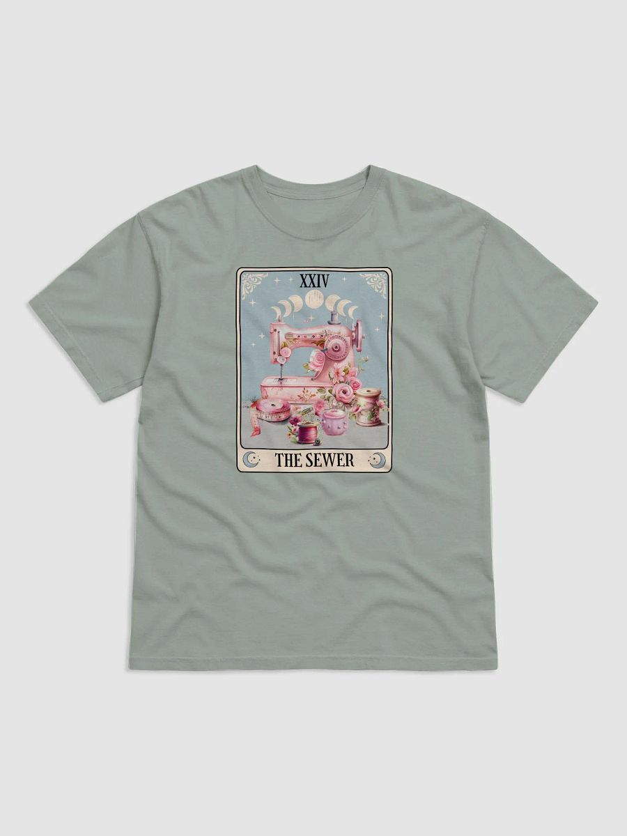 Sewer Tarot Card Comfort Colors TShirt, The Sewer Tarot Card Shirt, Gift for Seamstress Mom Grandma, Sewing, Quilter, Quilting Gift T-Shirt product image (5)