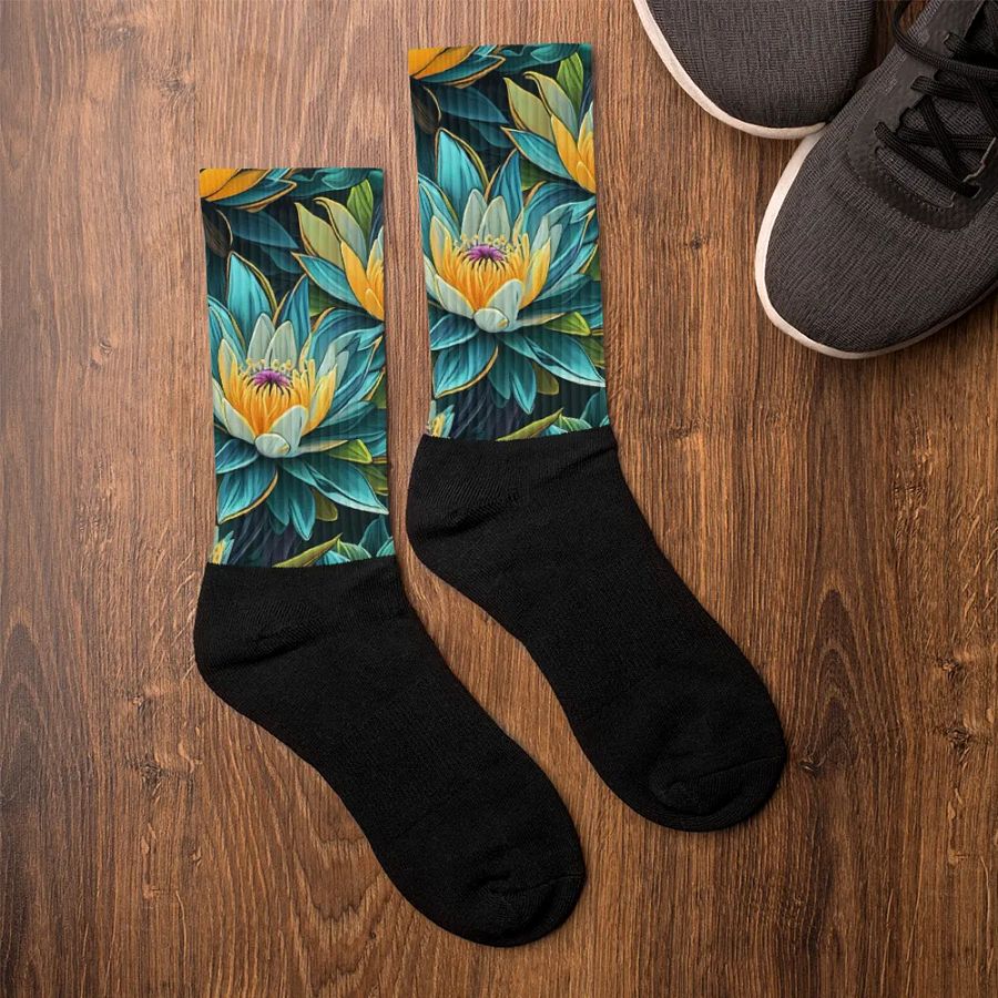 Lotus blue bas/socks product image (8)