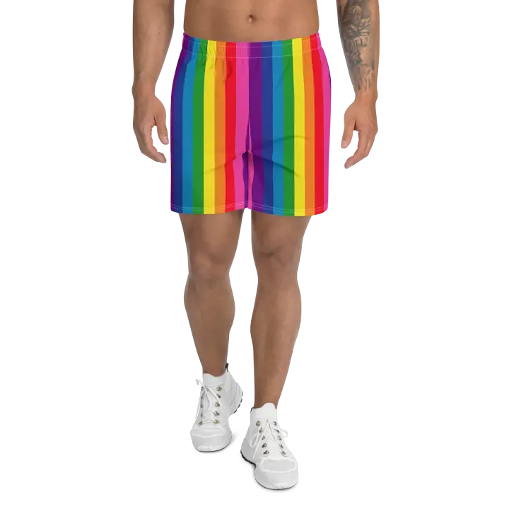 1978 Rainbow Pride Flag = 8-Color - All-Over Print Shorts product image (2)