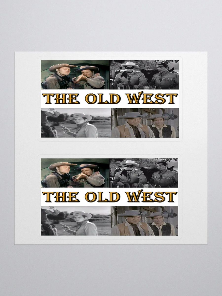 "Turbid" The Old West Collage Sticker Set product image (1)