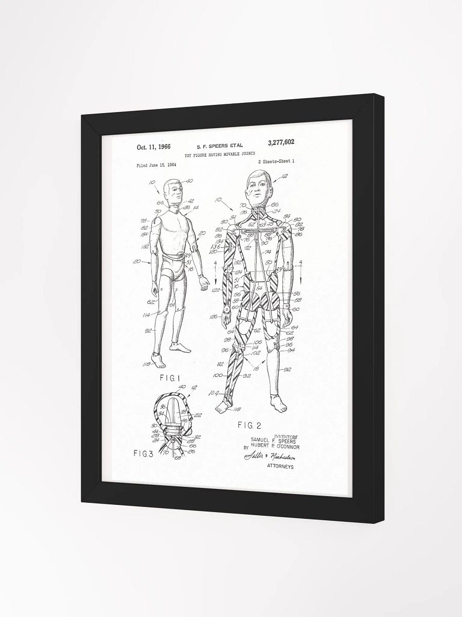 Patent Line Art Print - GIJoe First Action Figure product image (7)