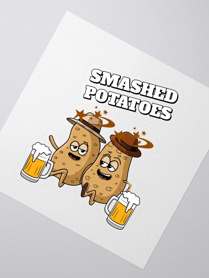 Smashed Potatoes - Funny Humorous Sticker product image (2)