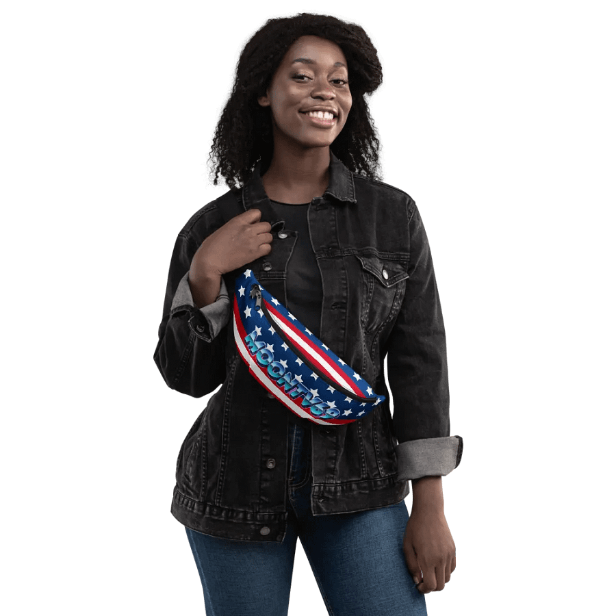 MOONTV69 AMERICAN FLAG FANNY PACK product image (6)