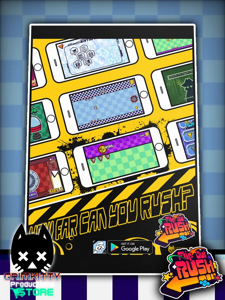 Flip Out Rush - How Far Promotional Poster product image (1)