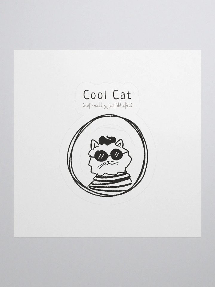 Cool Cat Sticker Set product image (1)